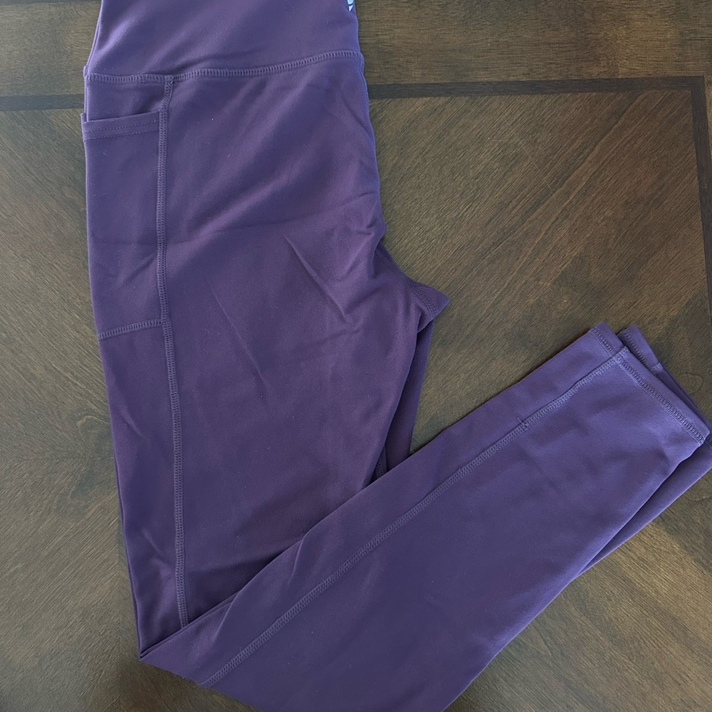 Skechers Purple Leggings with side pockets